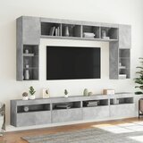  Zidni TV ormarići LED 2 kom boja betona 60x30x40 cm | Eponuda.com