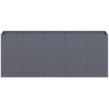  Sadilica antracit 200x40x80 cm od hladno valjanog čelika | shoptok.hr
