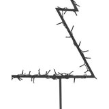  Božićno drvce sa šiljcima 80 LED 60 cm | shoptok.hr