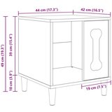  Pasja hiša Siva Sonoma 44 x 42 x 49 cm Konstruiran les, (5000123059) | Shoptok.si