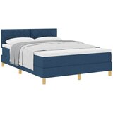  Krevet s opruga kutije s jastukom Plava 160 x 200 cm tkanina | shoptok.hr