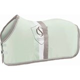 ESKADRON Pregrinjalo za znojenje FLEECE STRIPE, powder green - 125 cm Cene