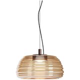  Redo 01-4540 - LED luster na sajli ONDULA LED/12W/230V, prigušiva, bež/zadimljena | Eponuda.com