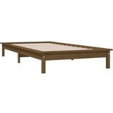  Posteljni okvir medeno rjav 75x190 cm trdna borovina 2FT6, (20735753) | Shoptok.si