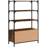  Regal za knjige s 3 razine boja hrasta 70x30x109,5 cm drveni | Eponuda.com