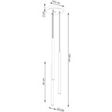 Nice Lamps Ciglasta viseća svjetiljka ø 19,5 cm Fideus – | shoptok.hr