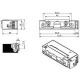  Elektricni prihvatnik O&C 5U8X10 5u 8x10 F.Safe ac/dc MS 3437 | ePonuda.com