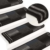  Otirači za stepenice samoljepljivi 10 kom 65x21x4 cm crno-sivi | shoptok.hr
