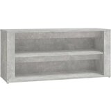 Maison Chic Regal za čevlje - Polica za čevlje betonsko siv 100x35x45 cm inženirski les, (21778299) | Shoptok.si