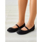 Resti Shiny women's ballet flats with bow and elastic Safte | Shoptok.si
