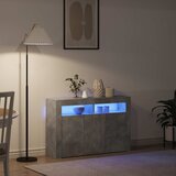  Kreveta Betonski sivi 116 x 30 x 75 cm Konstruirano drvo | shoptok.hr