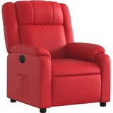  Električni naslanjač rdeče umetno usnje, (20928433) | Shoptok.si