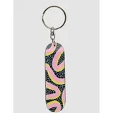 Skate Keychain pink pattern