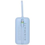 Veger prenosna baterija z vgrajenimi kabli 10000 mAh, modra | Shoptok.si