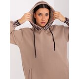 RELEVANCE Tunic-RV-TU-9224.95P-Dark Beige | Shoptok.si