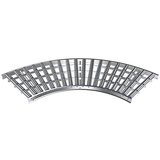Gura Lahka valjčna proga, aluminijast okvir z aluminijastimi valji, širina proge 600 mm, krivina 90°, notranji polmer 800 mm, osni razmak 100 mm | Shoptok.si