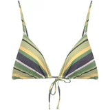 Pull&Bear Bikini gornji dio 'PACIFIC' golublje plava / žuta / zelena / lila