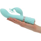 Pillow Talk Kinky - vibrator za točko G z dvema morotoma za polnjenje (turkizna) | Shoptok.si