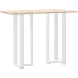  Noge za barski stol T-oblika 2 kom Bijele 50x35x(110-111) cm Čelik | shoptok.hr