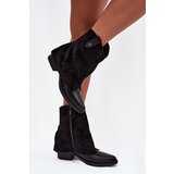 Boto Insulated cowboy boots with heel black Sylvette | Shoptok.si
