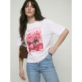Sinsay Pamučna majica s cvjetnim uzorkom | shoptok.hr