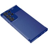  Silikonski ovitek za Samsung Galaxy S23 Ultra 5G - mat carbon moder | Shoptok.si