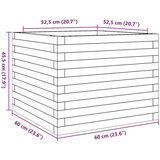  Vrtno cvetlično korito 60x60x45,5 cm impregnirana borovina | Shoptok.si