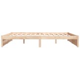  Okvir za krevet od masivnog drva 180 x 200 cm 6FT veliki bračni | shoptok.hr
