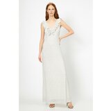 Koton Women's V-Neck Dress Evening Dress Cene