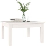  Stolić za kavu bijeli 55x55x30 cm od masivne borovine | shoptok.hr