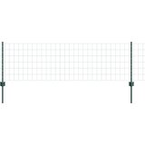 vidaXL Evro ograja z 11 U stebri 0,6x25 m Jeklo, (22084805) | Shoptok.si