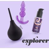 Crushious Komplet Explorer - analni tuš, analni čep i lubrikant | shoptok.hr