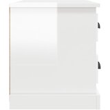  Noćni ormarić visoki sjaj bijeli 60x39x45 cm | Eponuda.com