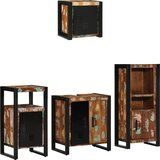 vidaXL Komplet pohištva za kopalnico 4 pcs Trden recikliran les Cene