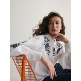 Reserved srajca z vezenino - bela | Shoptok.si