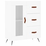  Visoka komoda bijela 69,5x34x180 cm konstruirano drvo | shoptok.hr