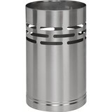 VAR koš za papir, mat krtačeno nerjavno jeklo, prostornina 15 l, VxØ 380 x 230 mm, okrasno naluknjan Cene
