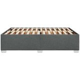  Okvir za krevet bez madraca tamnosivi 140 x 190 cm od tkanine | shoptok.hr
