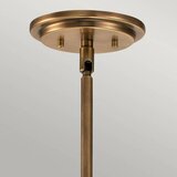 Elstead Lighting Quintiesse QN-SOMERSET-P-C-HB - Luster na šipci SOMERSET 1xE27/60W/230V bronzana | Eponuda.com
