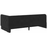  Kutni okvir kreveta Crna 90 x 200 cm Baršun | shoptok.hr