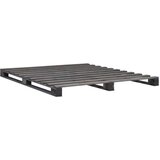  Za krevet od paleta od masivne borovine sivi 180 x 200 cm | shoptok.hr