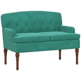  Ljubavni kauč s gumbima Tirkizna 111 x 65 x 79 cm Baršun | Eponuda.com