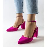 Gemre Pink block heel pumps Stella | Shoptok.si
