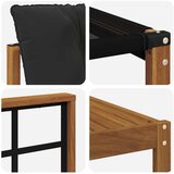  Set vanjskih sofa 8 kom. Prirodna i crna | shoptok.hr