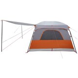  Obiteljski šator s krovom Siva i narančasta 500 x 400 x 230 cm | Eponuda.com