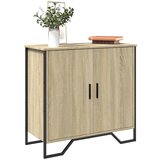 vidaXL Komoda sonoma hrast 78x35,5x74,5 cm inženirski les Cene