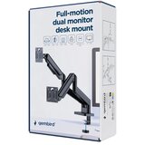 Gembird MA-DA2-06 Podesivi dupli stoni drzac za monitor, tilt, 17-32 max.10kg Black | Eponuda.com