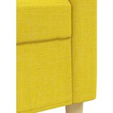  2-dijelni set sofa svjetložuti od tkanine | shoptok.hr