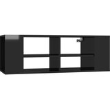  Zidni TV ormarić sjajni crni 102 x 35 x 35 cm konstruirano drvo | shoptok.hr