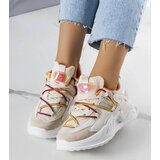 Gemre Beige sneakers made of mixed materials Traci | Shoptok.si